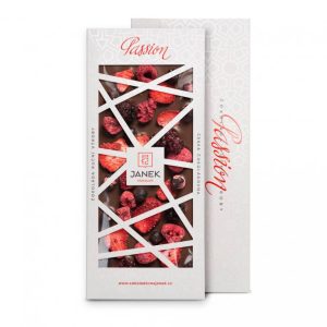 JANEK 41% Čokoláda mléčná  Passion (jahody, maliny, rybíz, ostružina) 100g