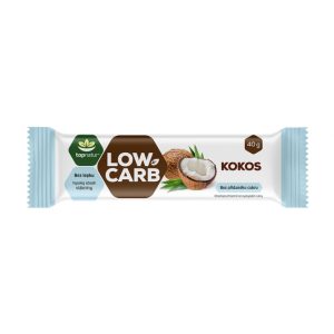 TOPNATUR LOW CARB tyčinka kokos naturál 40 g