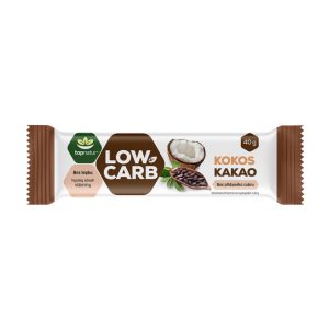 TOPNATUR LOW CARB tyčinka kokos kakao 40 g
