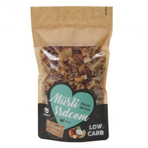 TOPNATUR Low Carb müsli Paleo&Kokos bez přidaného cukru 350 g