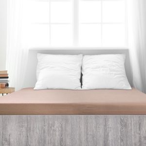 B.E.S. – Petrovice, s.r.o. Jersey prostěradlo s elastanem Lycra – Ořechová Rozměr: 120 x 200