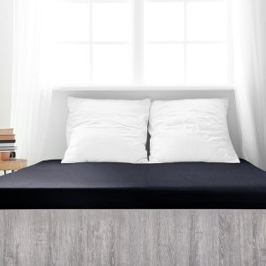 B.E.S. – Petrovice, s.r.o. Jersey prostěradlo s elastanem Lycra – Černá Rozměr: 120 x 200