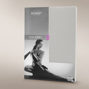 Kneer Prostěradlo Fein Jersey Platin Rozměr: 90×190-100×200 cm