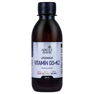 Adelle Davis Lipozomální Vitamín D3+K2 200 ml