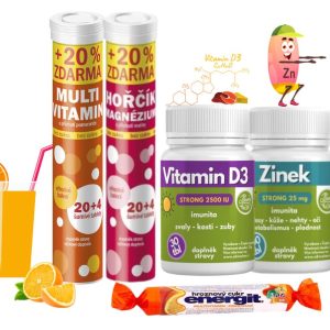 Vitamínový balíček se šumivými tabletami