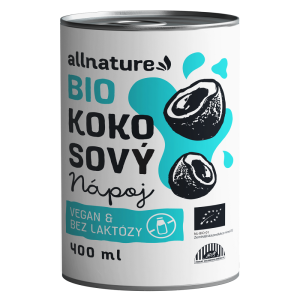 Allnature Kokosový nápoj BIO 400 ml