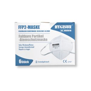 Respirátor FFP2 HYGISUN bílý, balení 6 ks