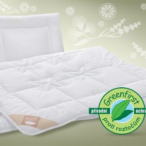 Picaso manufactury Dětský set Greenfirst s protiroztočovou úpravou Rozměr: polštář batole 40×60 cm (250g) + přikrývka 100×135 cm (300g/m²)