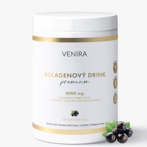 VENIRA PREMIUM kolagenový drink, černý rybíz, 324 g