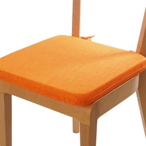 B.E.S. – Petrovice, s.r.o. Sedák 40 x 40 cm se šňůrkami – Oranžový