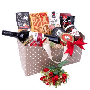 Zdravýkoš Dárkový koš KABELKA VARIETAL COLLECTION