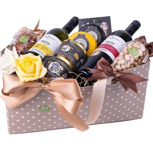 Zdravýkoš Dárkový koš KABELKA SNOWDONIA