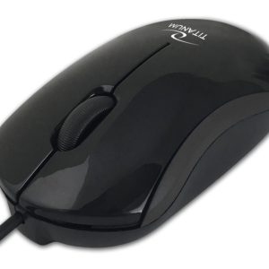 Kabelová 3D optická myš USB-C – Černá