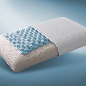 Picaso manufactury Paměťový polštář ClimaActive Wellness modrý Rozměr: 2ks 42x72x12 cm