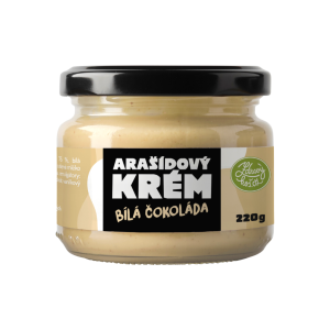 Zdravýkoš Arašídový krém – Bílá čokoláda 220g
