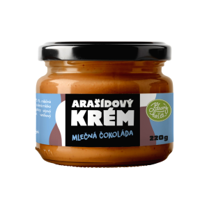 Zdravýkoš Arašídový krém – Mléčná čokoláda 220g