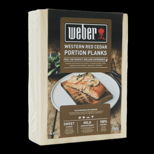 Udící prkénka Weber z cedrového dřeva, menší, 4 ks