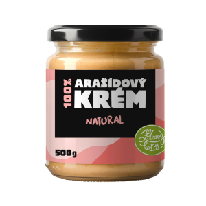 Zdravýkoš Arašídový krém – 100% Natural 500g