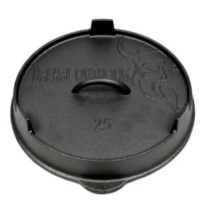 Litinové víko Valhal Outdoor na pánev 25 cm