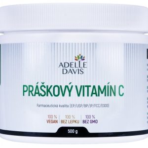 Adelle Davis Vitamín C, práškový, 500g