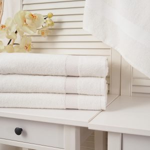 B.E.S. – Petrovice, s.r.o. Bavlněný froté ručník 50×100 Adria – Bílý