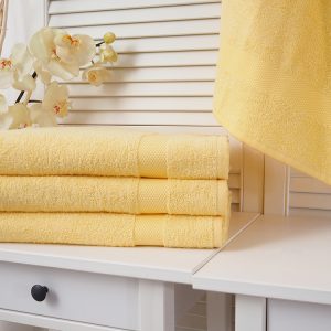 B.E.S. – Petrovice, s.r.o. Bavlněný froté ručník 50×100 Adria – Vanilkový