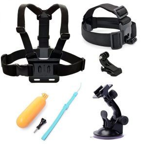 Univerzální sada příslušenství pro akční kamery – 5 kusů