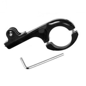 Hliníkový držák "Q" na rám kola pro akční kamery – Černý