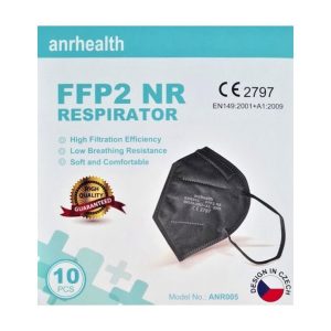 Respirátor FFP2 ANRHEALTH NR BLACK 10ks