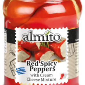 Almito Sladké cherry papriky plněné sýrem 280 g