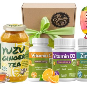 Zdravýkoš Dárková krabička YUZU s vitamíny