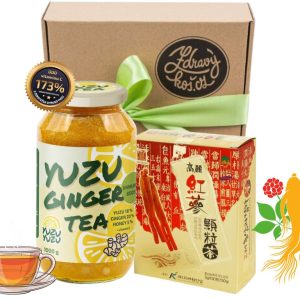 Zdravýkoš Dárková krabička YUZU s korejským čajem