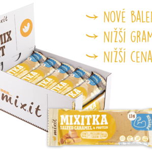 MIXIT Tyčinka Mixitka bez lepku Slaný karamel 43 g