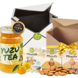 Zdravýkoš Dárková obálka YUZU & oříšky