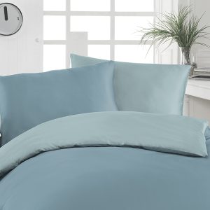 Florella Saténové povlečení Tencel Uni Abyss Rozměr: 70×90 + 140×200 cm