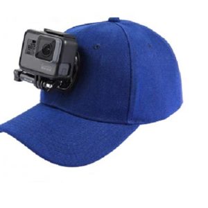 Sportovní kšiltovka s držákem na kameru – Modrá