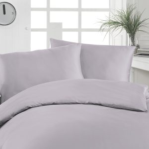Florella Saténové povlečení Edel Tencel Uni Lilac Rozměr: 70×90 + 140×200 cm