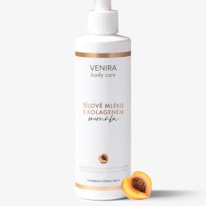 VENIRA tělové mléko s kolagenem, meruňka, 250 ml