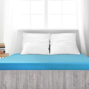 B.E.S. – Petrovice, s.r.o. Prostěradlo Jersey česaná bavlna MAKO – Modrý tyrkys Rozměr: 200 x 200