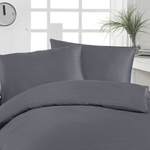 Florella Krepové povlečení Uni Garnitur Schiefer Rozměr: 70×90 + 140×200 cm