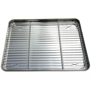 Pekáč s grilovací mřížkou 40x30x2,5 cm