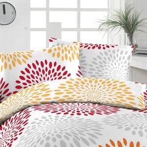 Krepové povlečení Florella Enja Sunset Rozměr: 70×90 + 140×200 cm