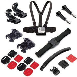 Univerzální sada příslušenství pro akční kamery – 13 kusů