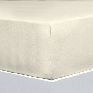 Florella Prostěradlo Avance Jersey Elastan Ivory Zvolte jeden rozměr prostěradla: 140-160×200-220 cm