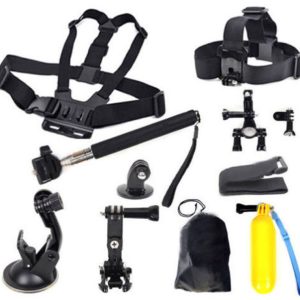 Univerzální sada příslušenství pro akční kamery – 11 kusů