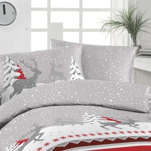 Florella Flanelové povlečení Fasana Rot Rozměr: 70×90 + 140×200 cm