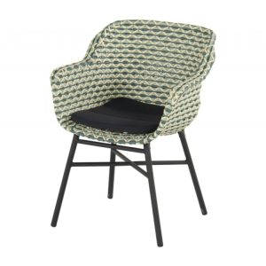 Delphine zahradní jídelní židle – výplet Green Mint