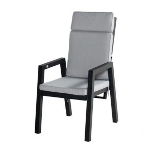 Ancona zahradní hliníková jídelní polohovací židle