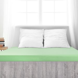 B.E.S. – Petrovice, s.r.o. Prostěradlo Jersey česaná bavlna MAKO – Světlá zelená Rozměr: 140 – 160 x 200