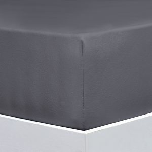 Florella Prostěradlo JE26 Prestige Jersey Elastan Grafit na výšku 40 cm Zvolte jeden rozměr prostěradla: 140-160×200-220 cm